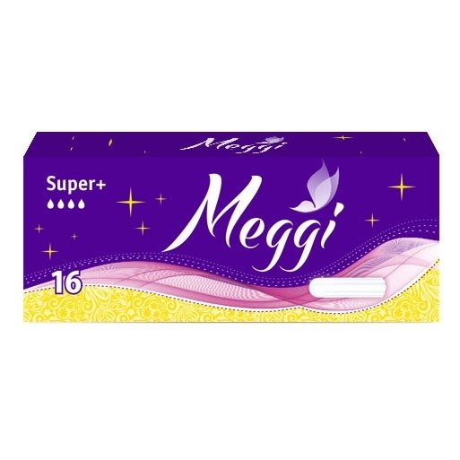 Гігієнічні тампони Meggi Super + 16 шт