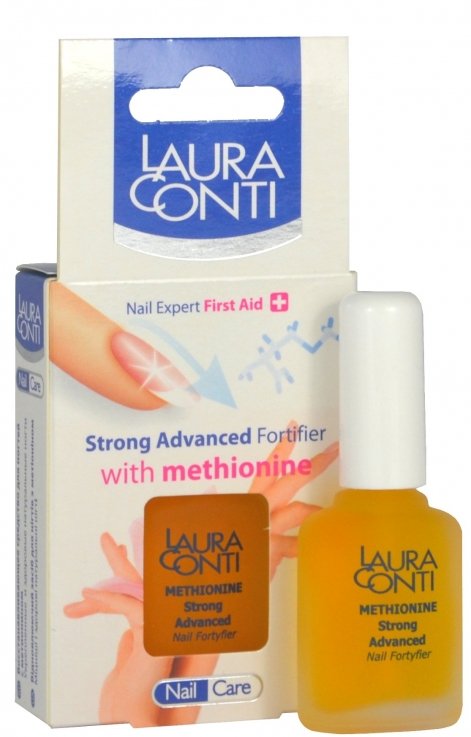 Восстанавливающий препарат Laura Conti для мягких и ломких ногтей на основе метионина
