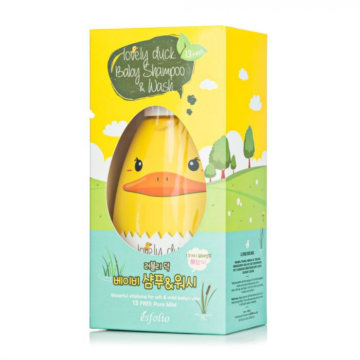 Детский шампунь-гель для душа Esfolio Lovely Duck Baby Shampoo Wash милый утенок