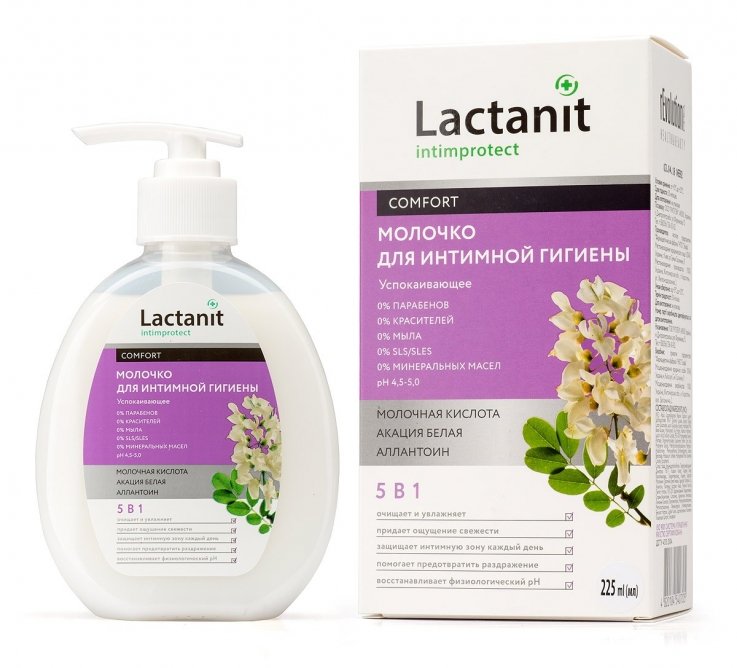 Молочко для інтимної гігієни rEvolution PRO Comfort ТМ Lactanit 225