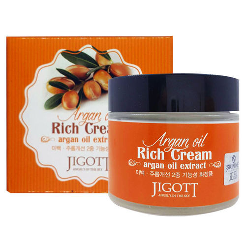 Крем для обличчя Jigott Argan Oil Rich cream з аргановим маслом