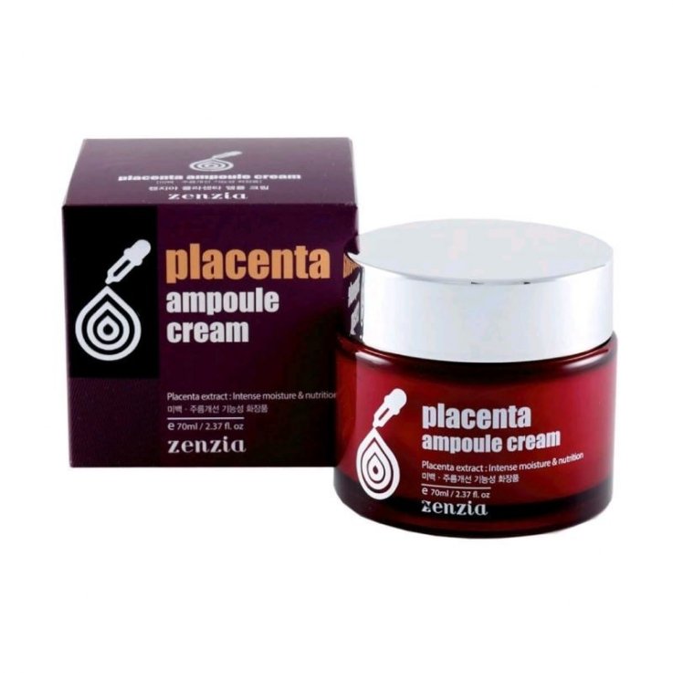 Крем для обличчя Zenzia Placenta Ampoule cream з плацентою