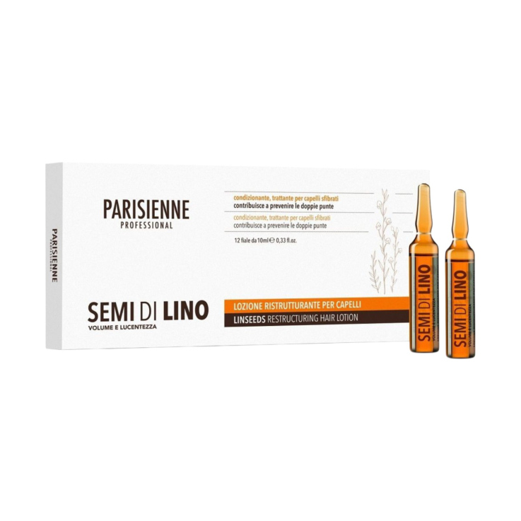 Лосьон Parisienne Professional для волос Semi di Lino с экстрактом льна восстанавливающий 10мл*12шт