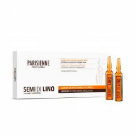 Лосьйон Parisienne Professional для волосся Semi di Lino з екстрактом льону відновлювальний 10мл*12шт