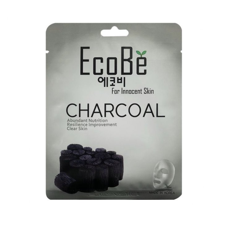Тканинна маска для обличчя EcoBe Charcoal Mask