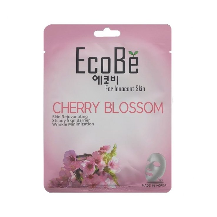 Тканинна маска для обличчя EcoBe Cherry Blossom Mask