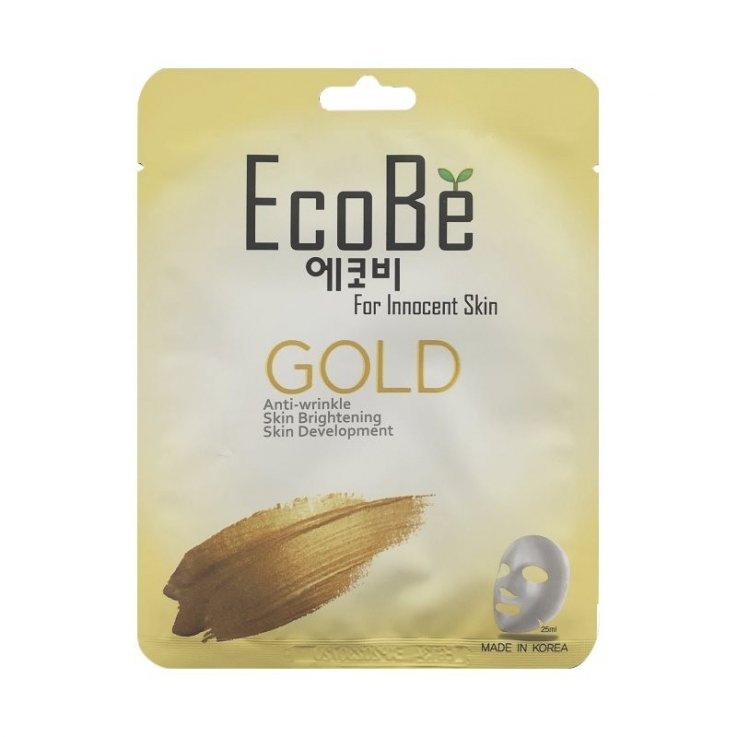 Тканинна маска для обличчя EcoBe Gold Mask