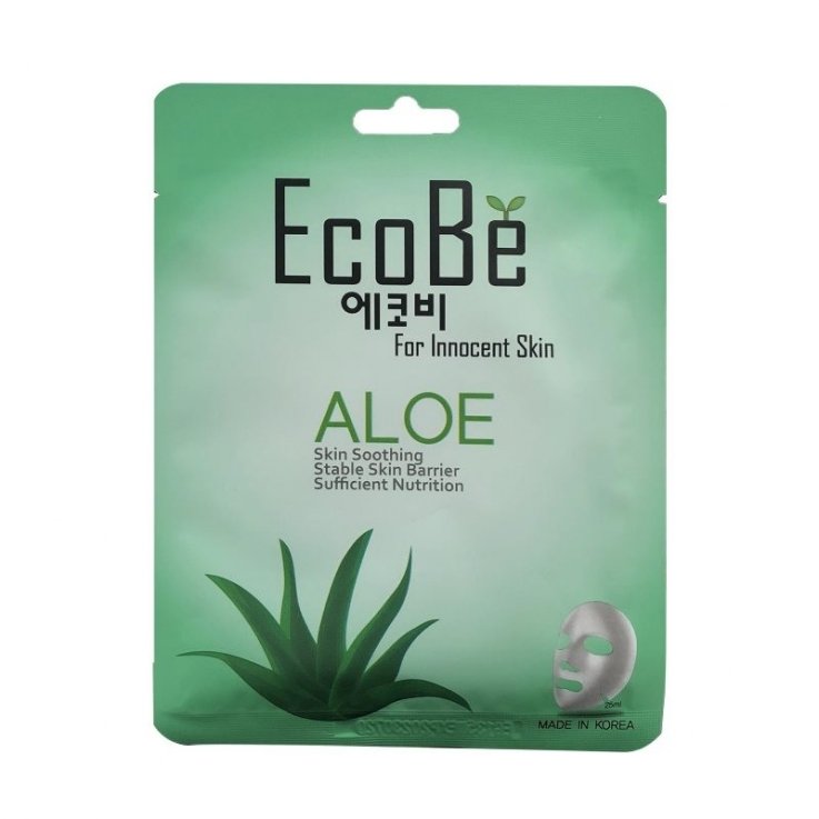 Тканинна маска для обличчя EcoBe Aloe Mask