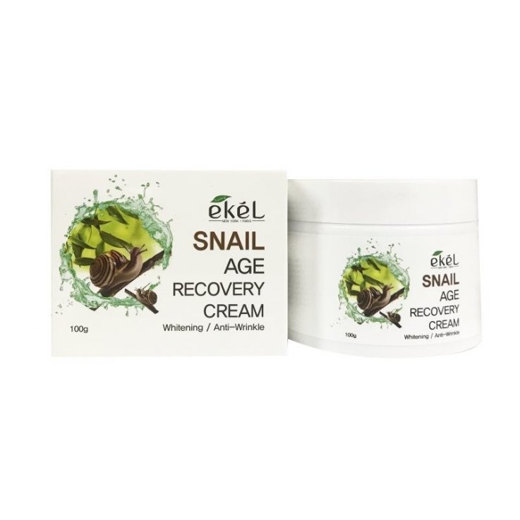 Крем для обличчя Ekel Snail Age Recovery Cream з муцином равлика