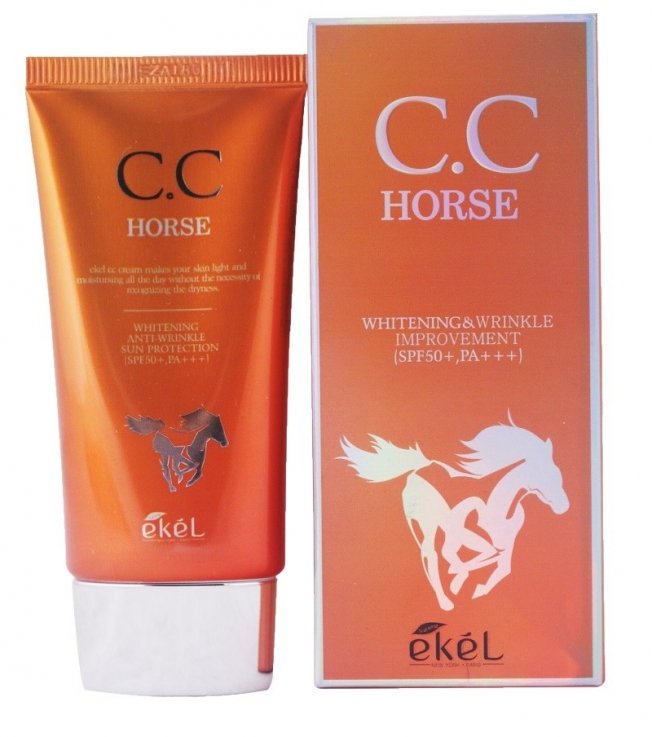 Крем для лица Ekel HORSE CC CREAM с экстрактом конского жира