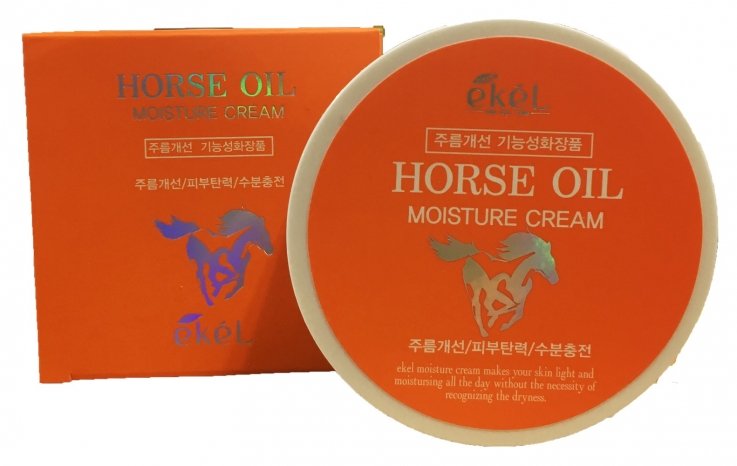 Крем для обличчя Ekel Horse Moisture Cream з кінським жиром зволожуючий