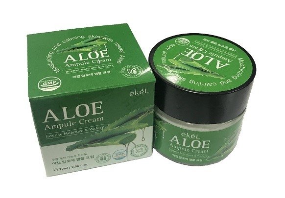 Ампульный крем для лица Ekel Aloe Ampule cream с алоэ