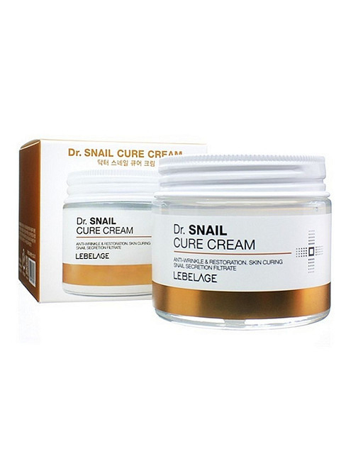 Крем LEBELAGE для лица Dr. Snail Cure восстанавливающий против морщин 70мл