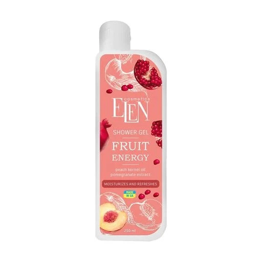 Гель для душу ELEN Cosmetics Fruit Energy з екстрактами фруктів