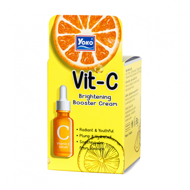 Крем-бустер для лица Yoko Vit-C Brightening с витамином С