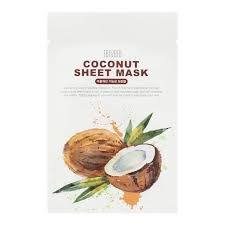 Маска тканевая Tenzero для лица Coconut с кокосом