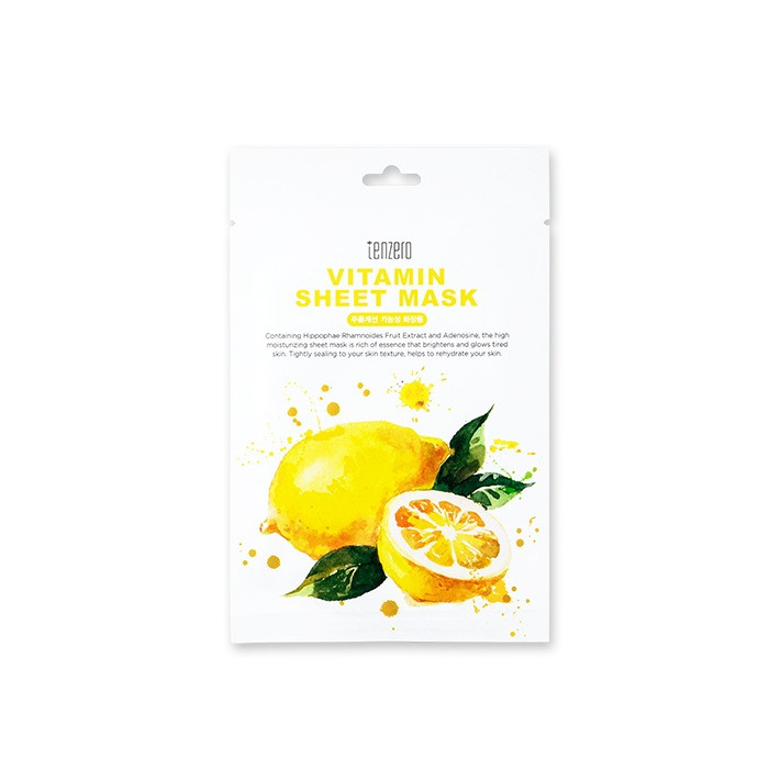Маска тканинна Tenzero для обличчя Vitamin з вітаміном