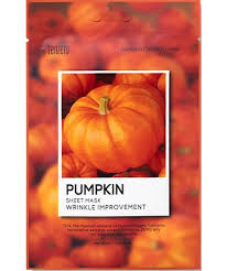Маска тканевая Tenzero для лица Pumpkin с экстрактом тыквы