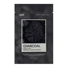 Маска тканевая Tenzero для лица Charcoal с экстрактом угля