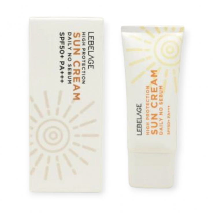 Солнцезащитный крем LEBELAGE для лица High Protection Daily No Sebum SPF50+ PA+++ 30мл