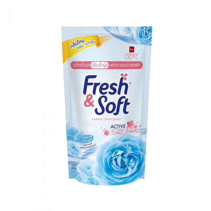 Смягчитель Lion ESSENCE Fresh & Soft для вещей Morning Kiss запаска 500мл