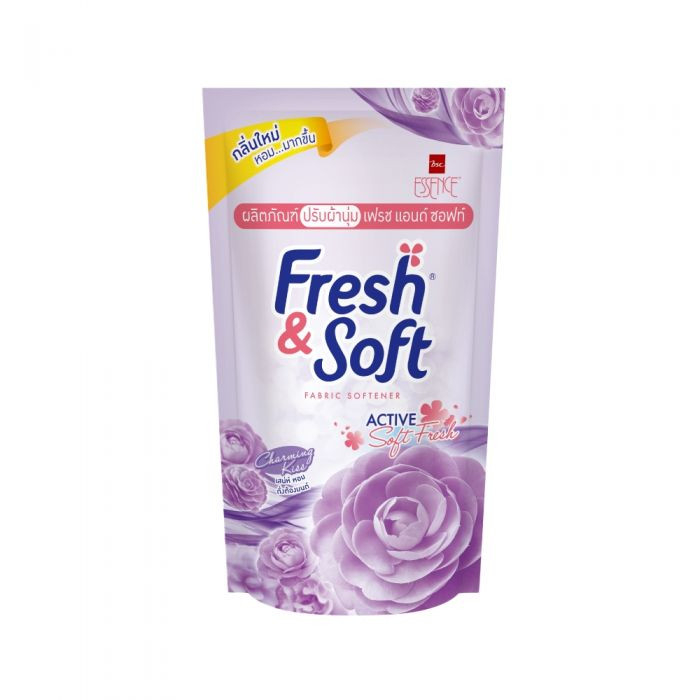 Смягчитель Lion ESSENCE Fresh & Soft для вещей Charming Kiss запаска 500мл