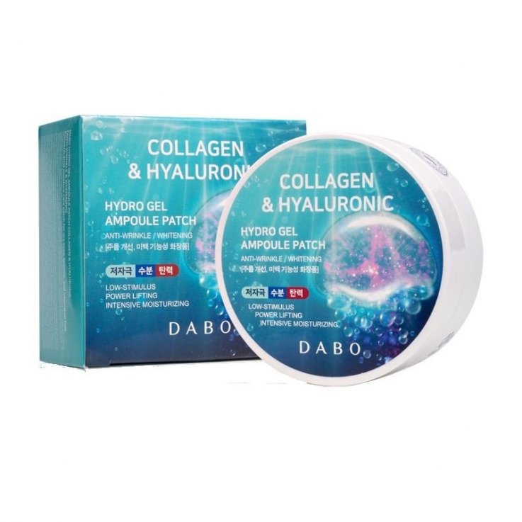 Гидрогелевые патчи Dabo Haydrogel Ampoule Collagen Hyalluronic Patch с коллагеном и гиалуроновой кислотой