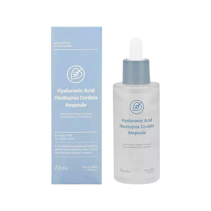 Сыворотка Esfolio для лица Hyaluronic Acid Houttuynia Cordata с гиалуроновой кислотой и хауттюйнией 50мл