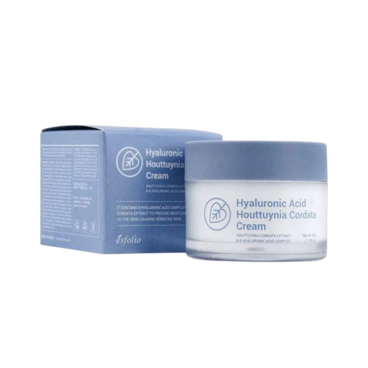 Крем Esfolio для обличчя Hyaluronic Acid Houttuynia Cordata з гіалуроновою кислотою та хауттюйною 50мл