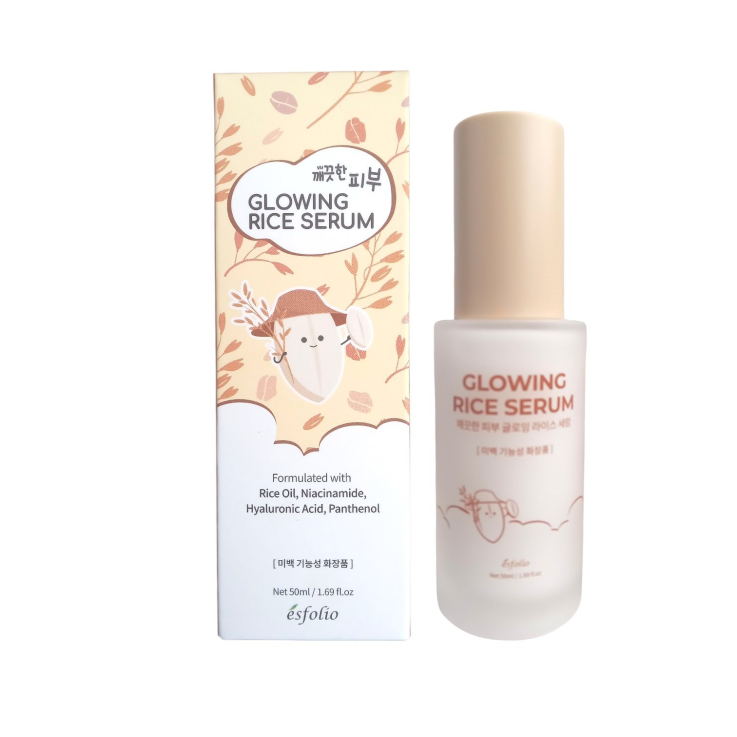Сыворотка Esfolio Pure Skin для лица Glowing Rice Сияние кожи с экстрактом риса 50мл