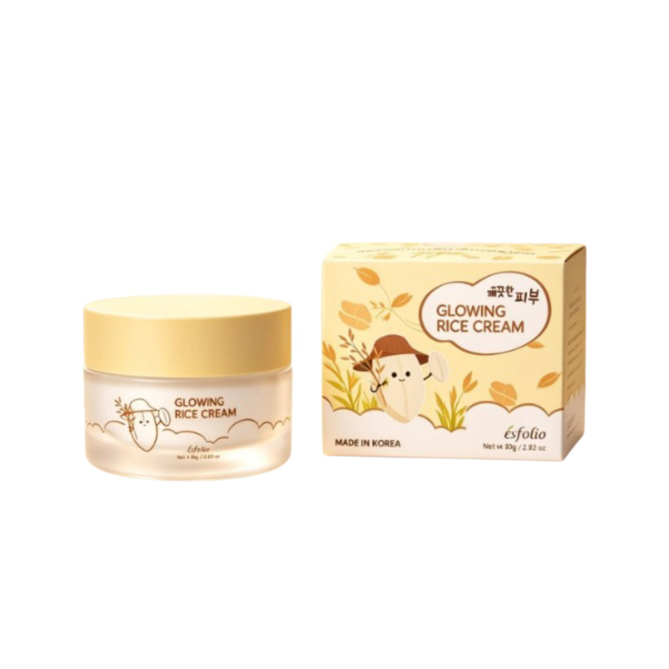 Крем Esfolio Pure Skin для обличчя, що освітлює з екстрактом рису 80мл