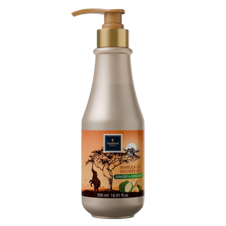 Гель для душа Famirel Marula Имбирь и бергамот 500мл
