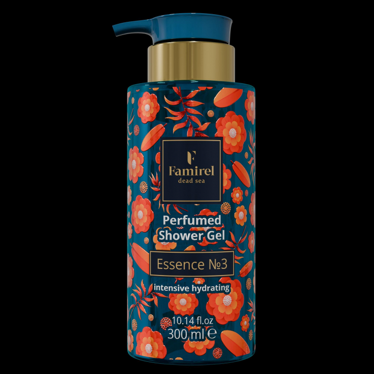 Парфумований гель для душу Famirel Intensive Hydrating Essence №3 300мл