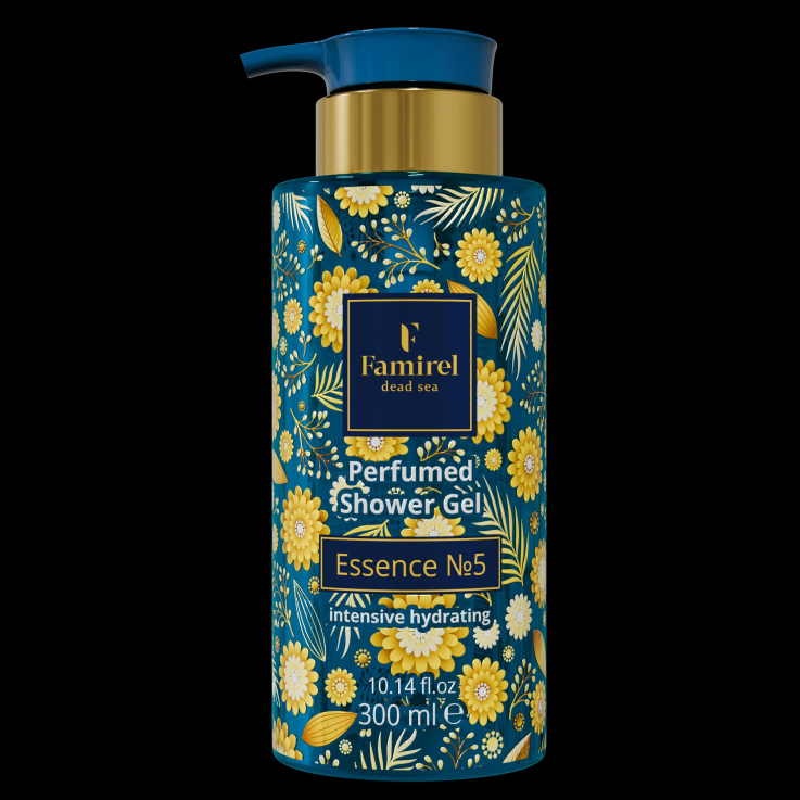 Парфумований гель для душу Famirel Intensive Hydrating Essence №5 300мл