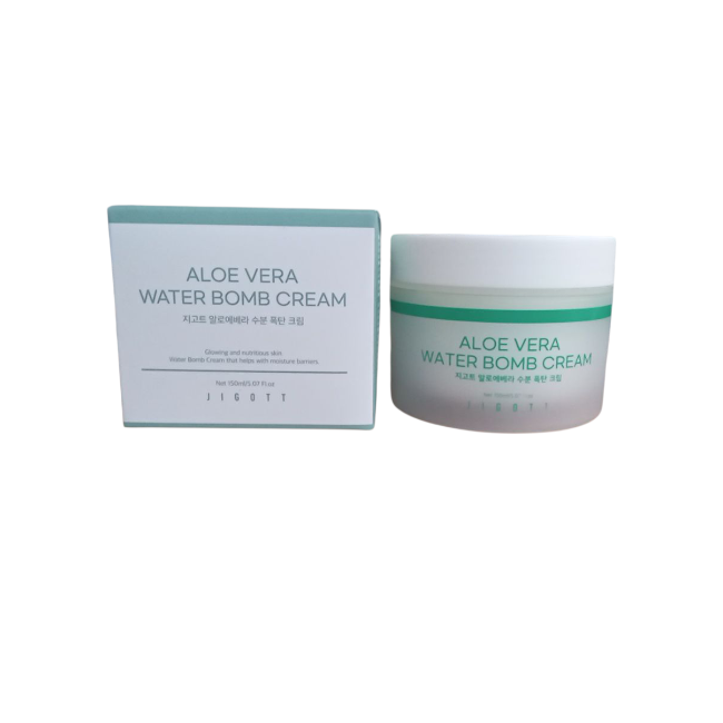 Крем Jigott для обличчя Aloe Vera Water bomb зволожуючий з алое вера