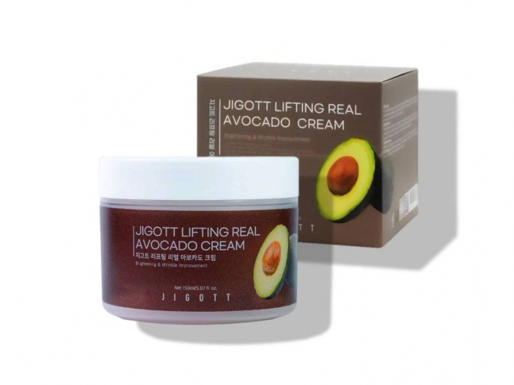 Крем Jigott для обличчя Lifting Real Avocado з авокадо 150мл