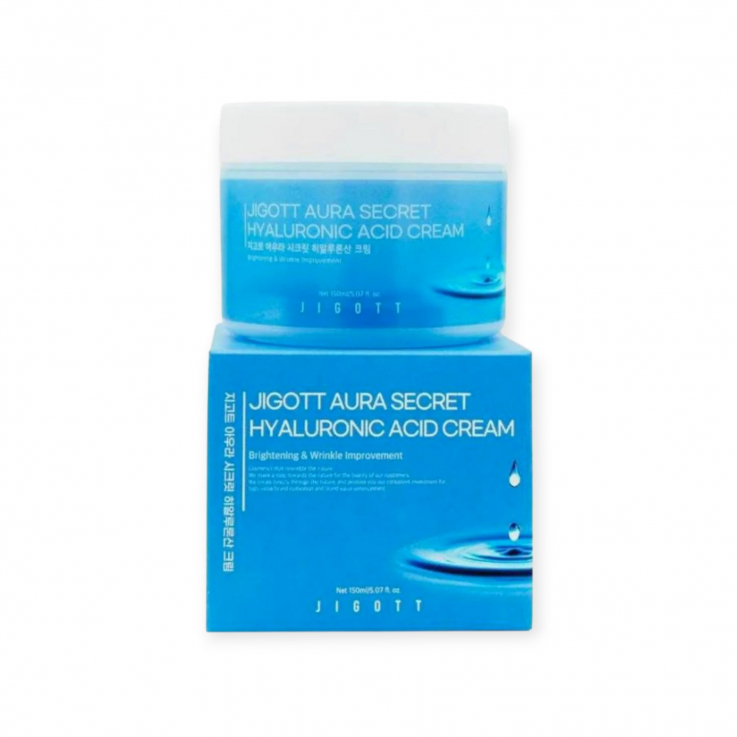 Крем Jigott для лица Aura Secret Hyaluronic Acid с гиалуроновой кислотой 150мл