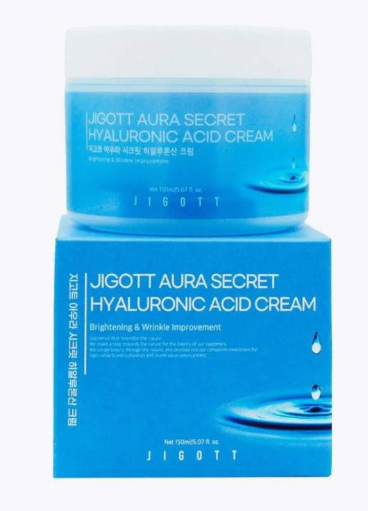 Крем Jigott для обличчя Aura Secret Hyaluronic Acid з гіалуроновю кислотою 150мл
