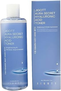 Тонер Jigott для обличчя Aura Secret Hyaluronic Acid з гіалуроновою кислотою 300мл