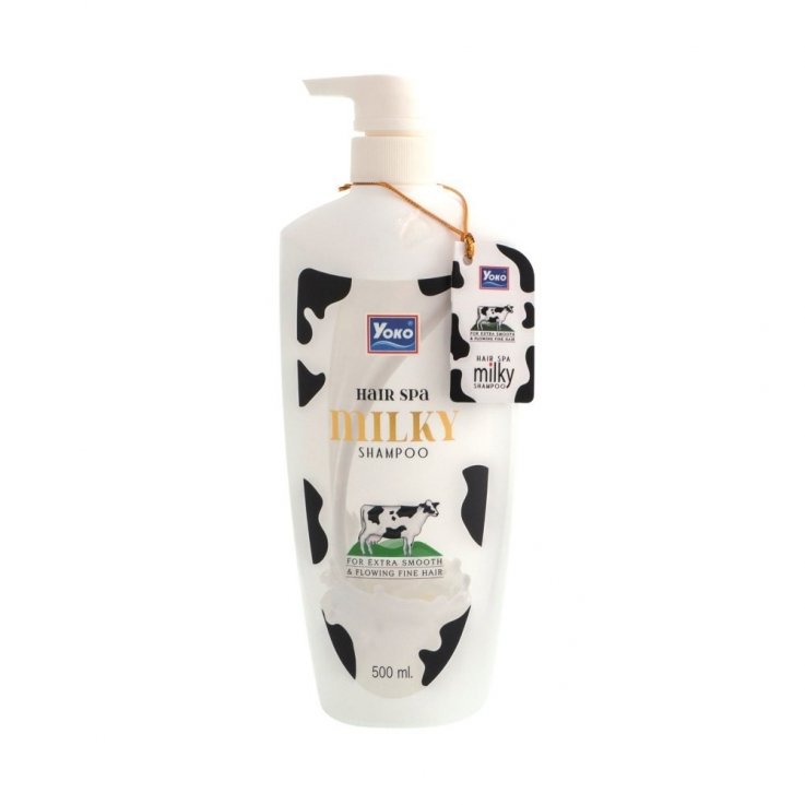 Шампунь для волосся Yoko Hair Spa Milky Shampoo з протеїнами молока
