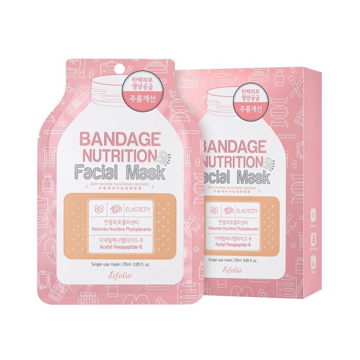 Маска для обличчя Esfolio Bandage Nutrition Facial Mask живильна