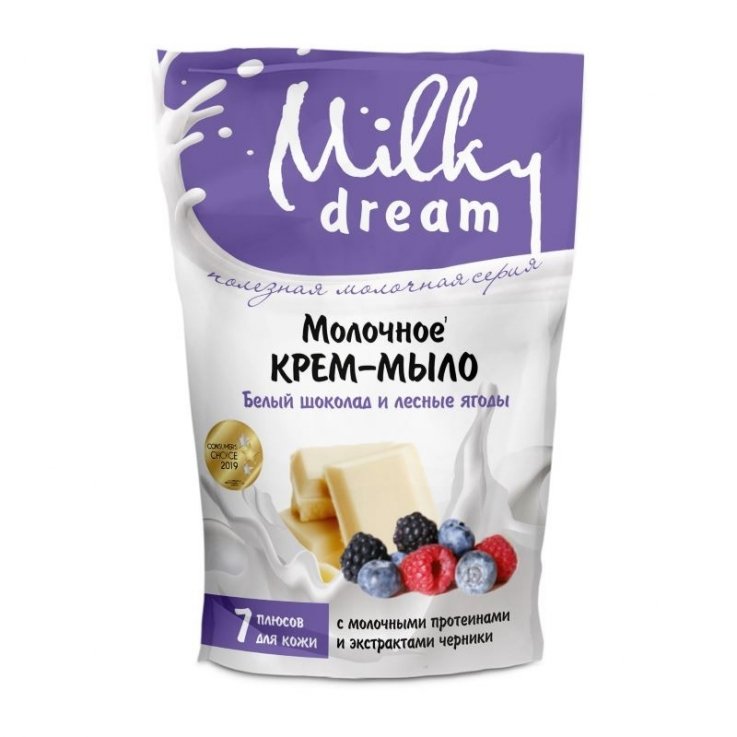 Рідке мило Milky Dream Білий шоколад та лісові ягоди 500мл
