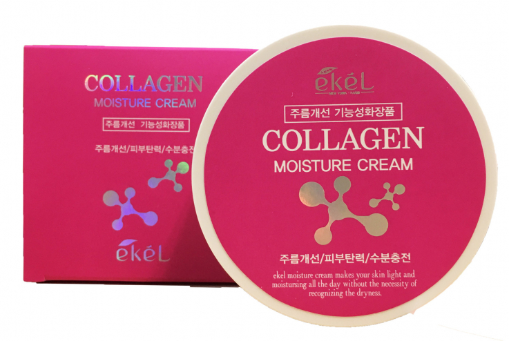 Крем Ekel для лица Collagen Moisture Cream с коллагеном увлажняющий