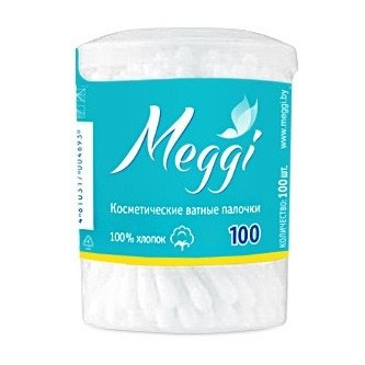 Ватні палички Meggi (банку) 100 шт
