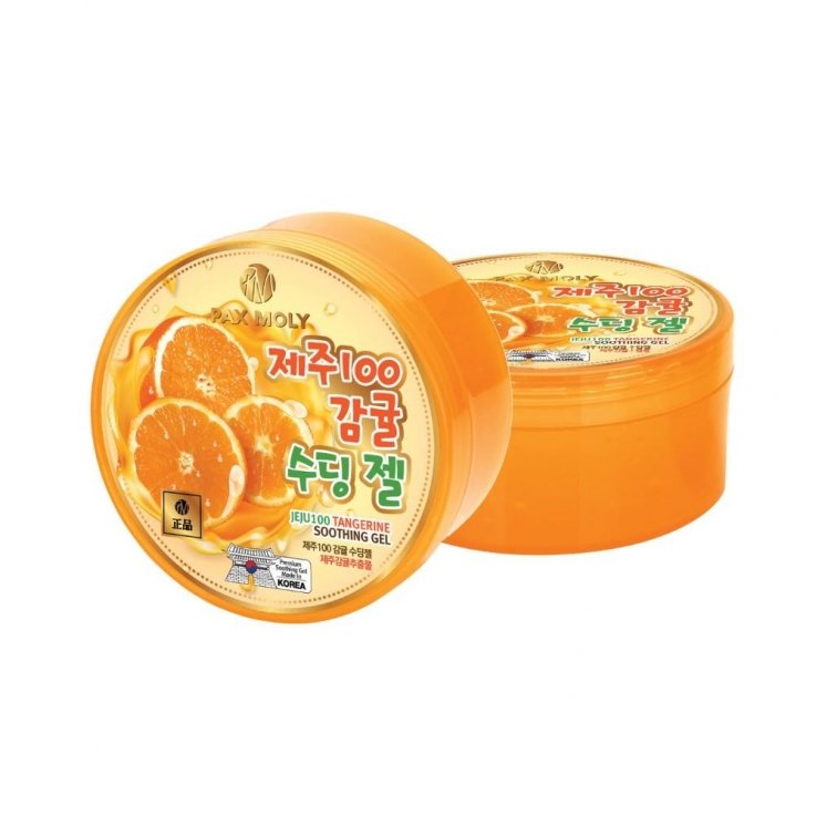 Універсальний гель Pax Moly Jeju Tangerine Soothing Gel з екстрактом мандарину