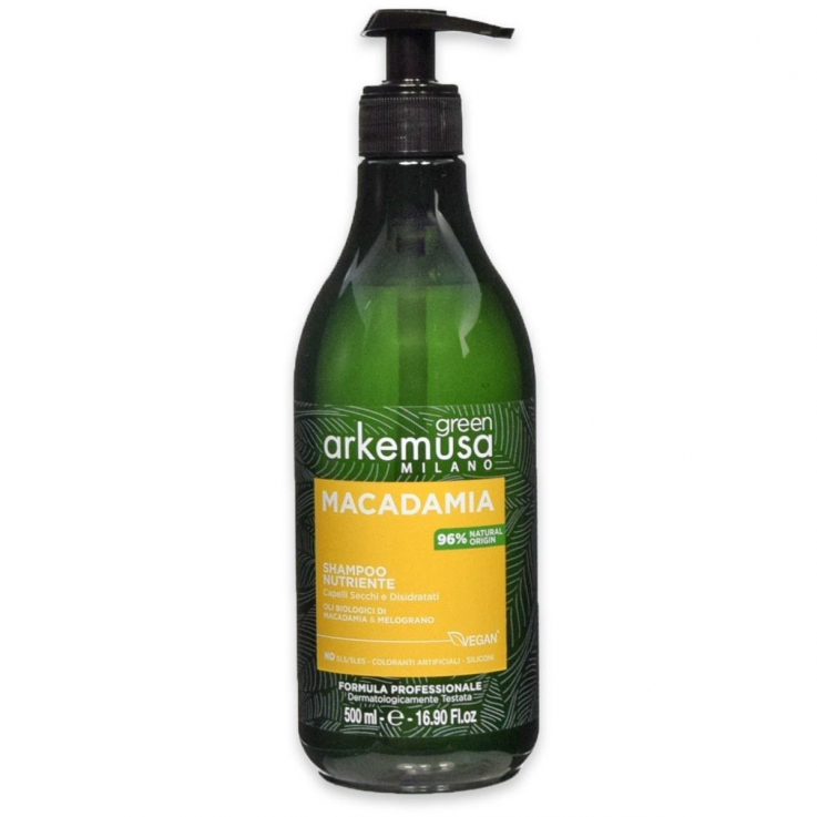 Питательный шампунь Arkemusa Green для сухих волос с макадамией 500мл