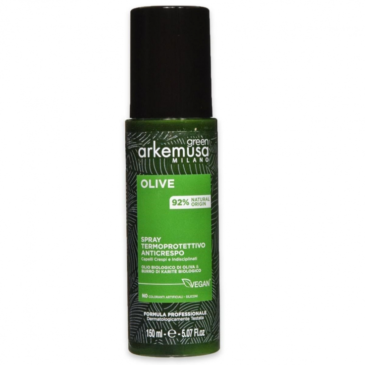 Термозащитный спрей Arkemusa Green для непослушных волос с оливкой 150мл