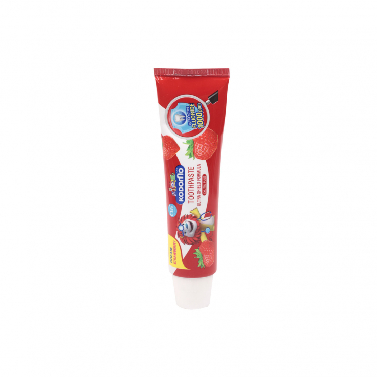 Детская зубная крем-паста Lion Kodomo Ultra Shield Клубника 40г для детей с 6 месяцев