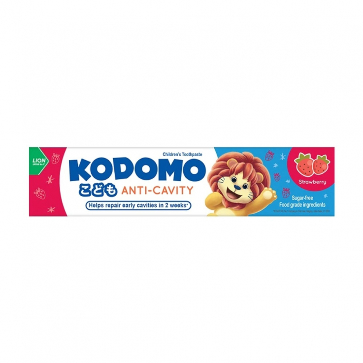 Дитяча зубна паста Kodomo Anti Cavity Полуниця для дітей з 6 місяців