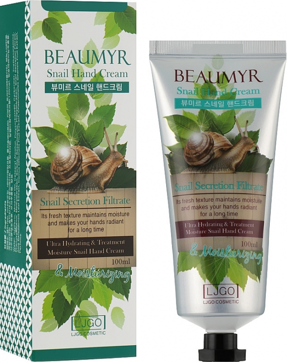 Крем для рук Juno Beaumyr Snail с экстрактом муцина улитки